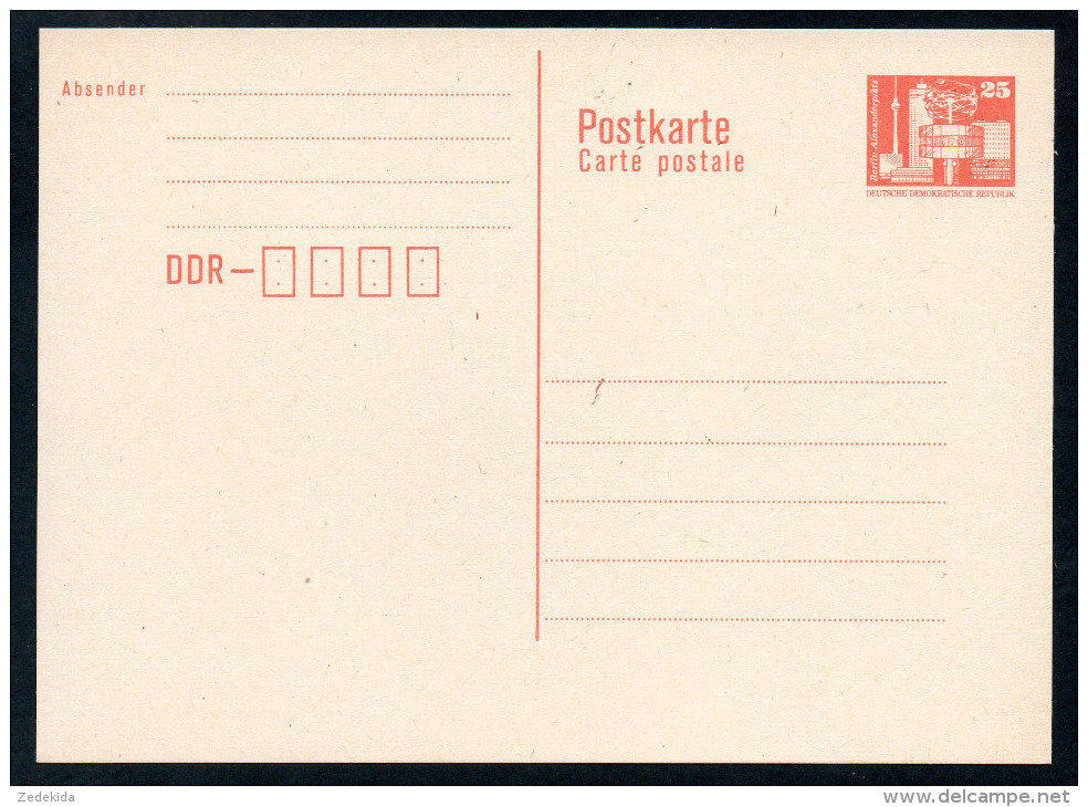 8314 - Alte Postkarte - Ganzsache - DDR TOP - Postales Privados - Nuevos