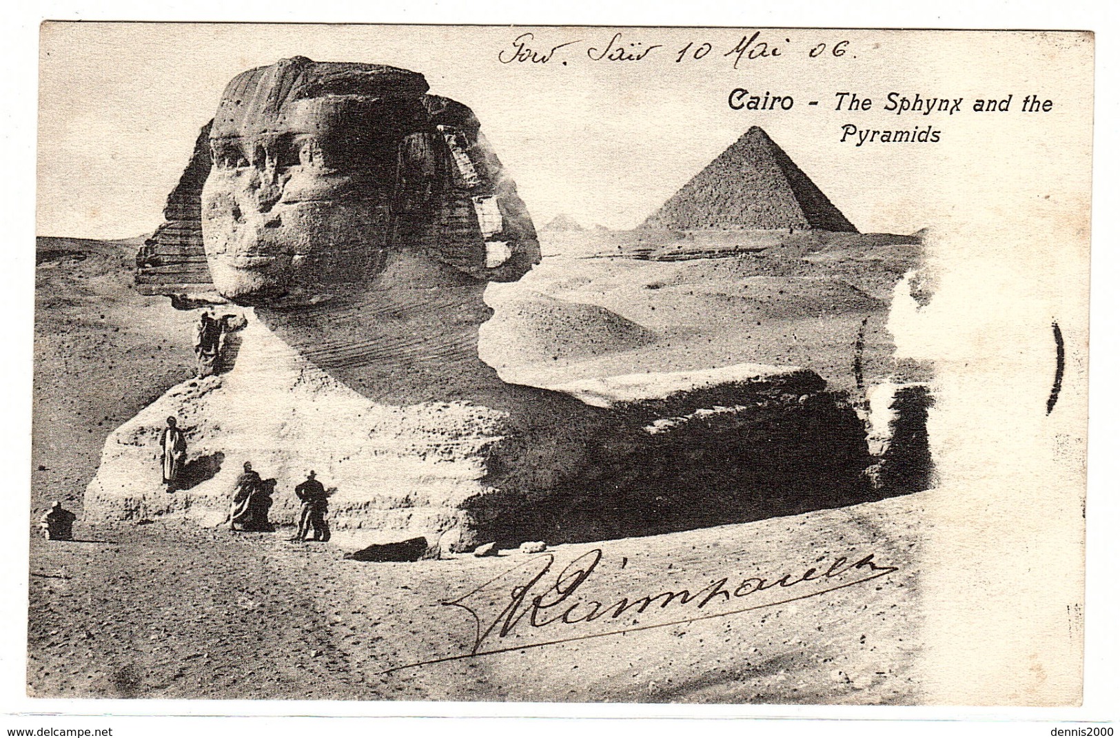 CAIRO - The Sphynx And The Pyramids - Ed. Lichtenstern & Harari - N° 6 - Sphinx