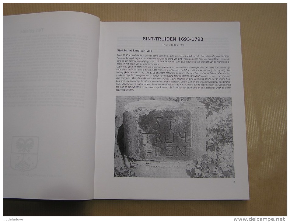 SINT TRUIDEN IN DE 18 DE EEUW Régionaal Geschiedenis Provincie Limburg Saint Trond Régionalisme - Storia