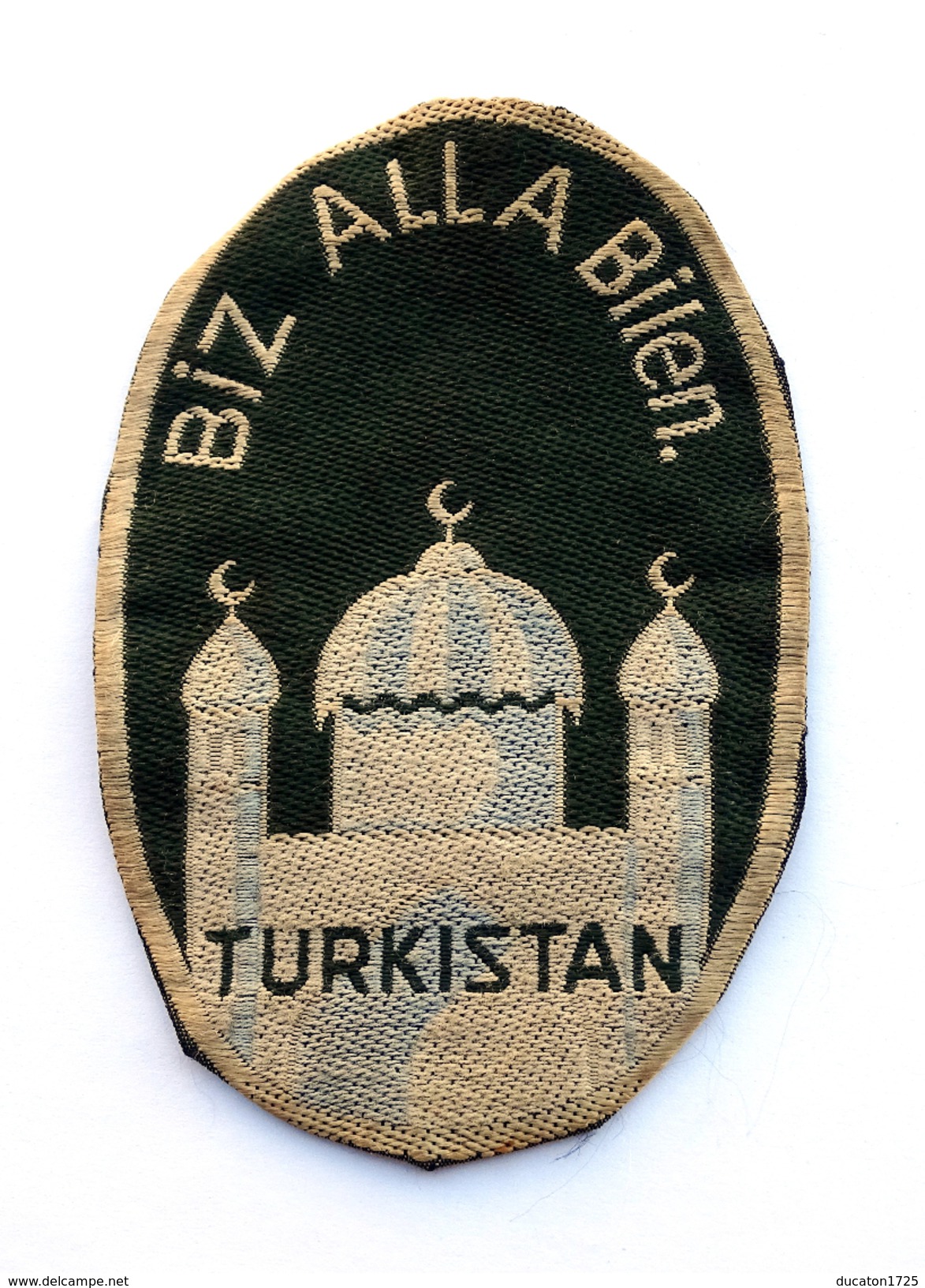 Insigne En Tissu LEGION TURKISTAN, Armée Allemande/ Wehrmacht 1941-1945. SUPERBE COPIE - Army