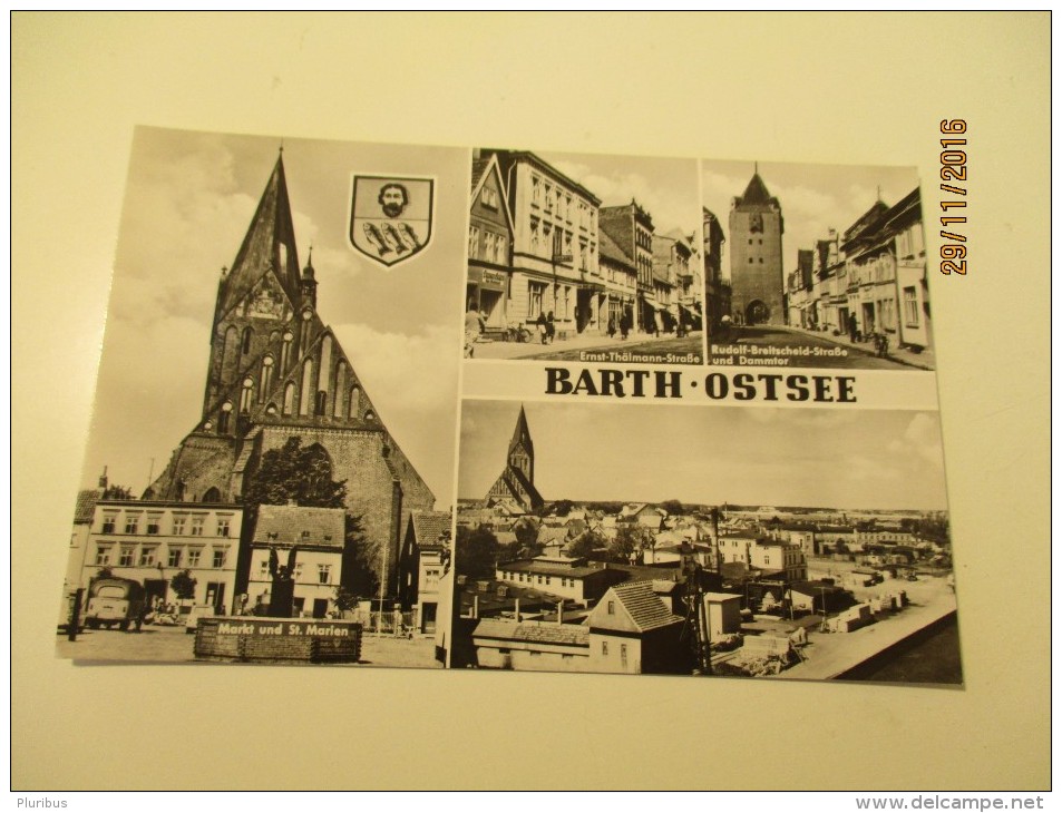 BARTH  OSTSEE ,   POSTCARD , 0 - Barth