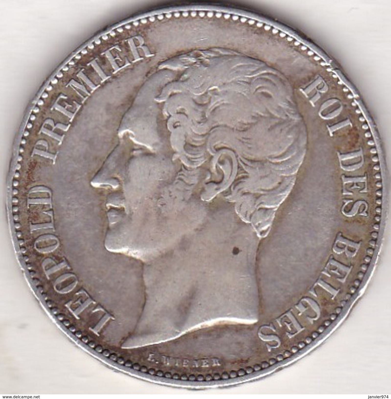 5 FRANCS 21/22 AOUT 1853. MARIAGE DU DUC DE BRABANT. LEOPOLD PREMIER. ARGENT - 5 Francs
