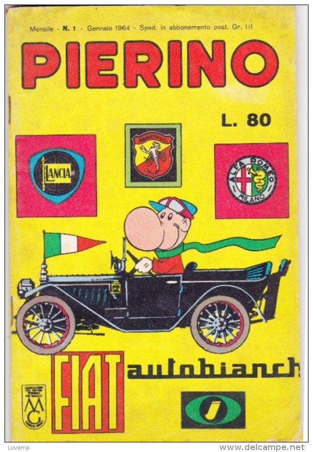 PIERINO -Edizioni BIANCONI - N. 1 Del Gennaio 1964  (80311) - Premières éditions