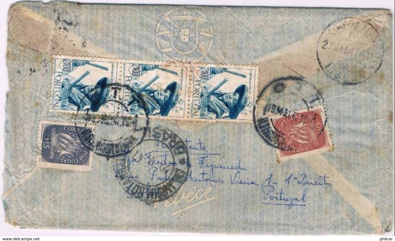 Portugal, 1947, Correio Aéreo Lisboa-Rio De Janeiro - Used Stamps