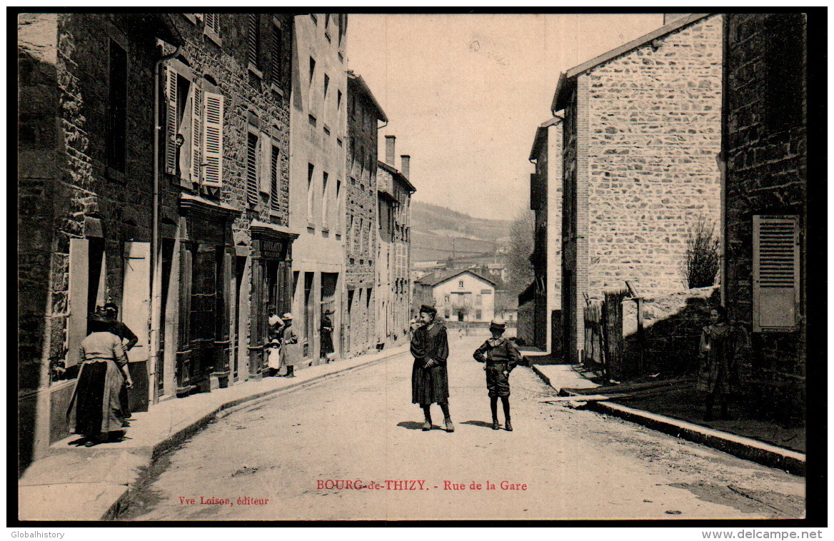 DC2388 - BOURG DE THIZY - RUE DE LA GARE - Thizy