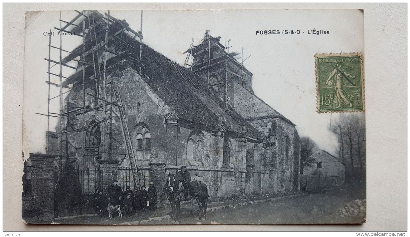 CPA - 95 - FOSSES - Eglise - Fosses