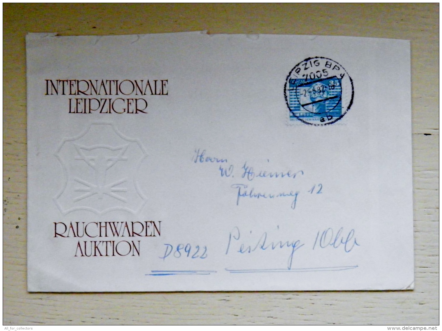 Cover Sent From Germany DDR 1982 Karl Marx - Storia Postale