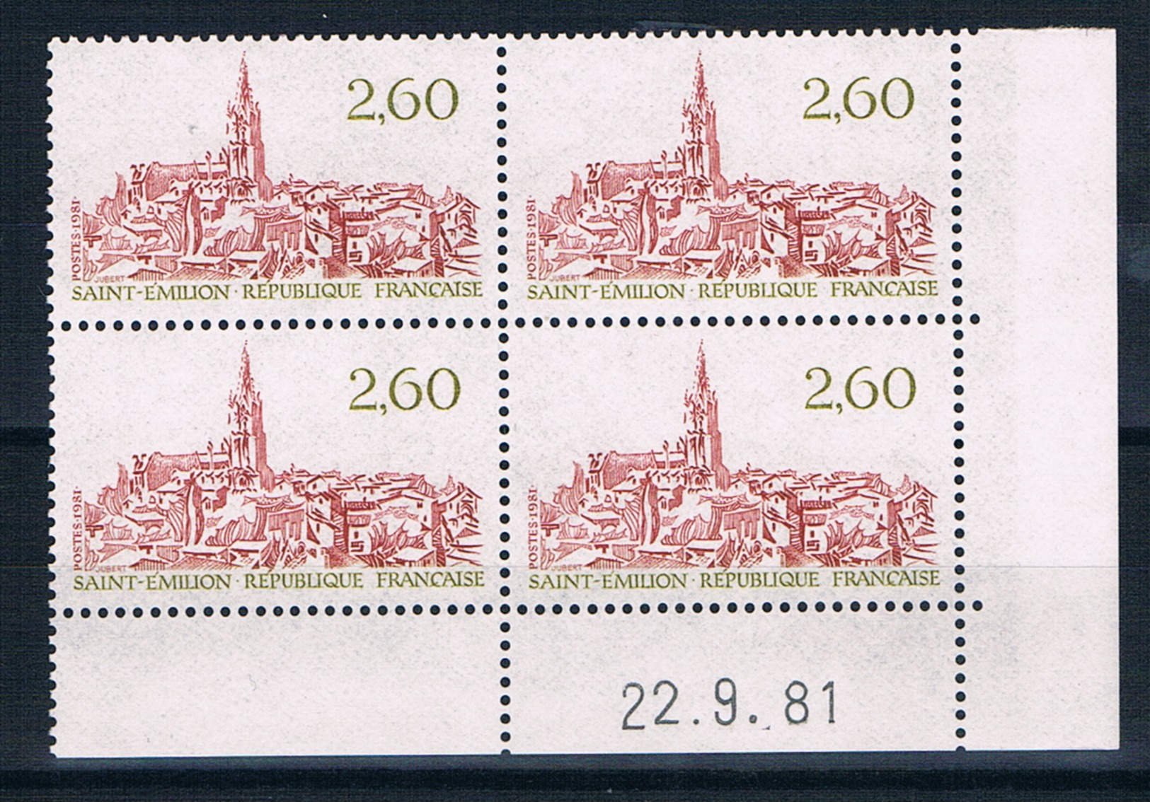 N° 2162 En Bloc De 4 Coin Datée Neuf ** - 1980-1989