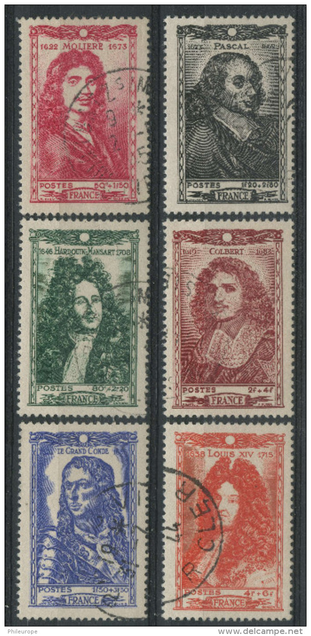 France (1944) N 612 à 617 (o) - Gebruikt