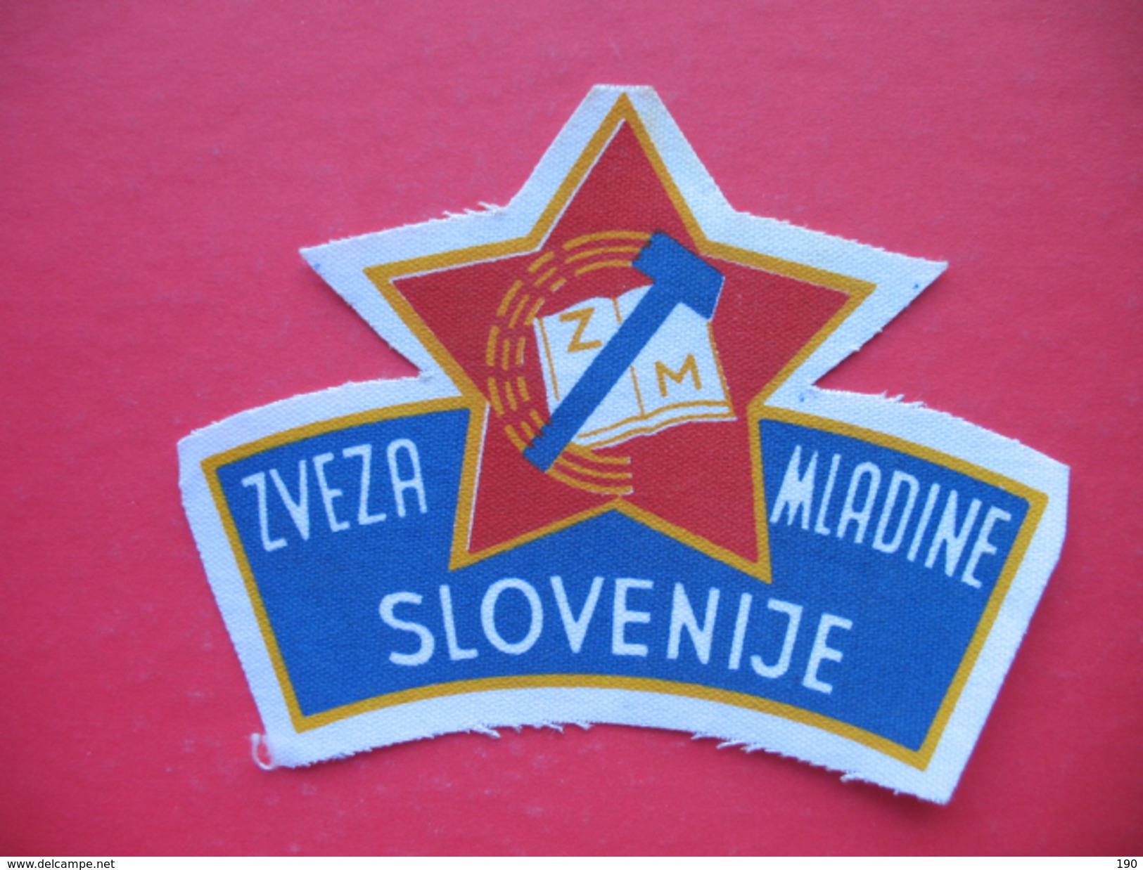 Textile Patch:ZVEZA MLADINE SLOVENIJE - Patches