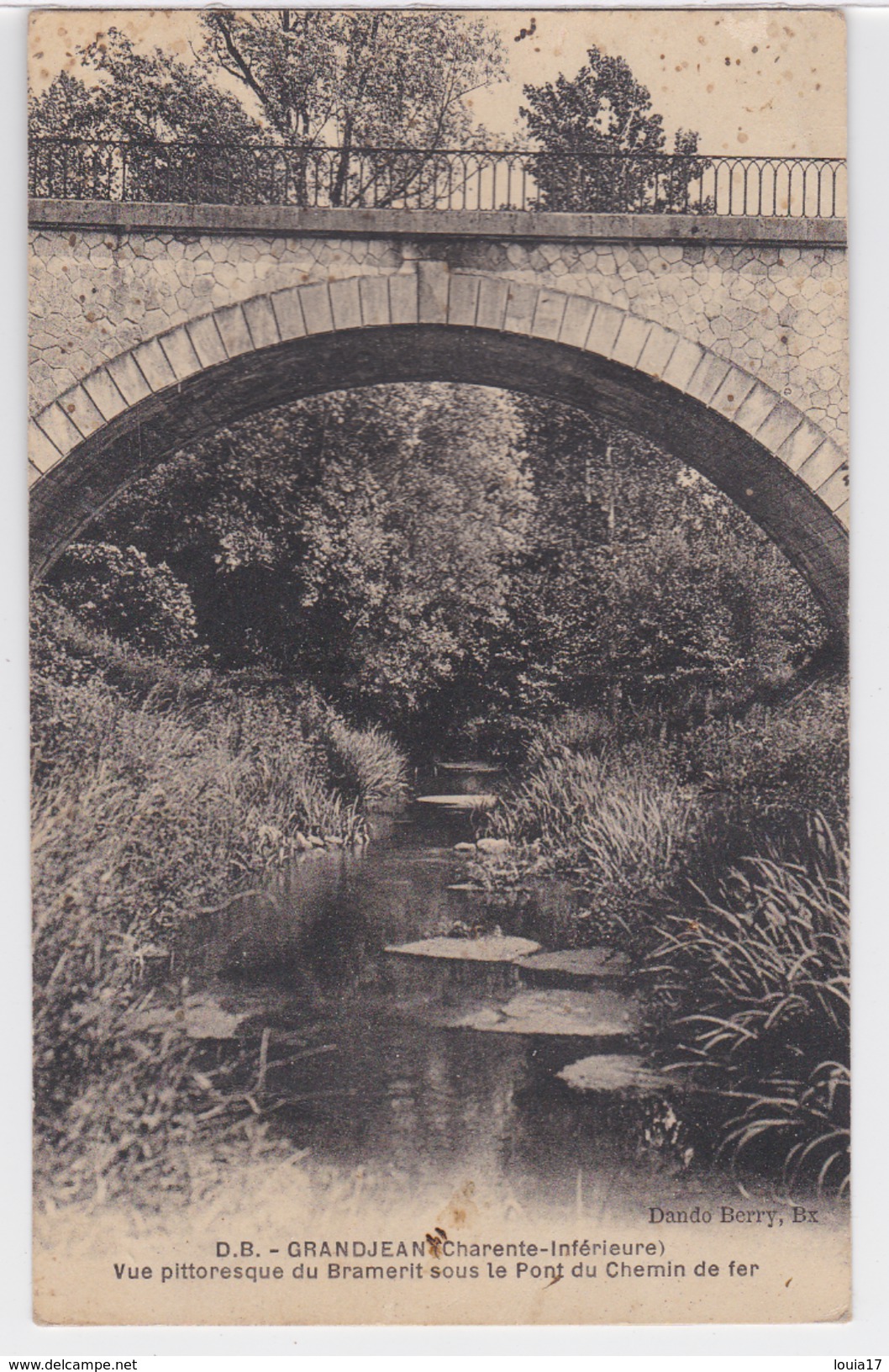 17 - Grandjean - Vue Pittoresque Du Bramerit Sous Le Pont De Chemin De Fer - Sonstige & Ohne Zuordnung