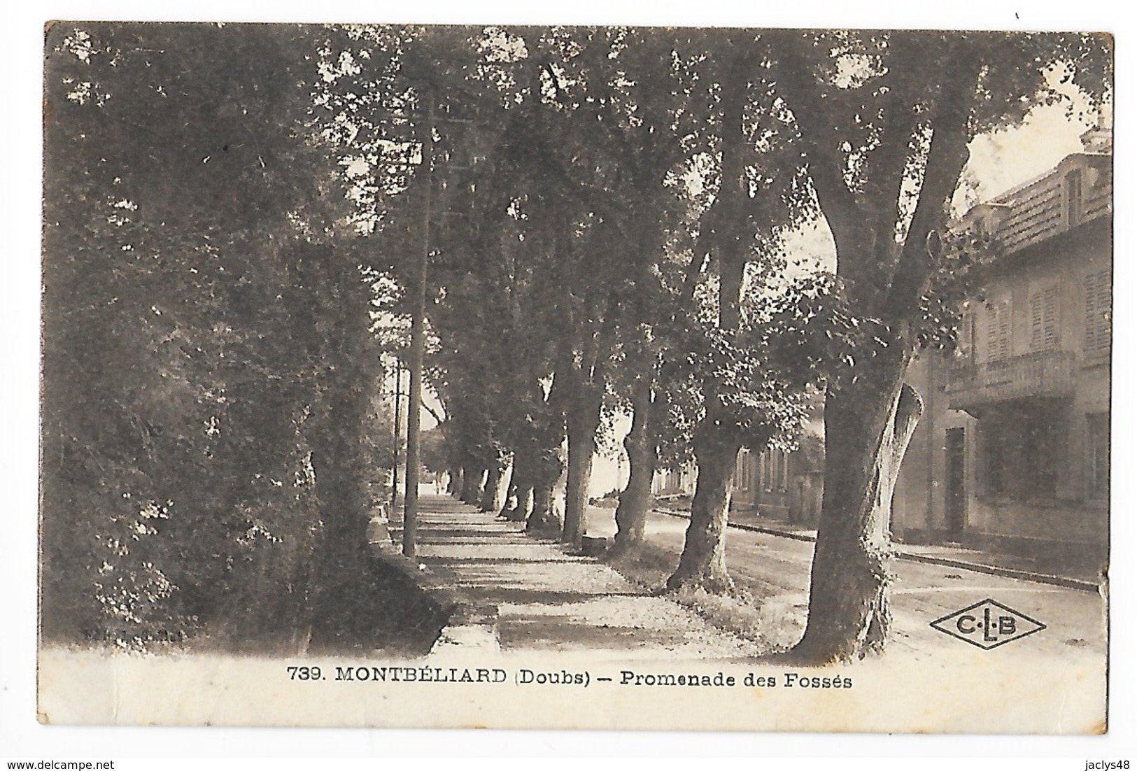 MONTBELIARD  (cpa 25)   Promenade Des Fossés -  - L 1 - Montbéliard