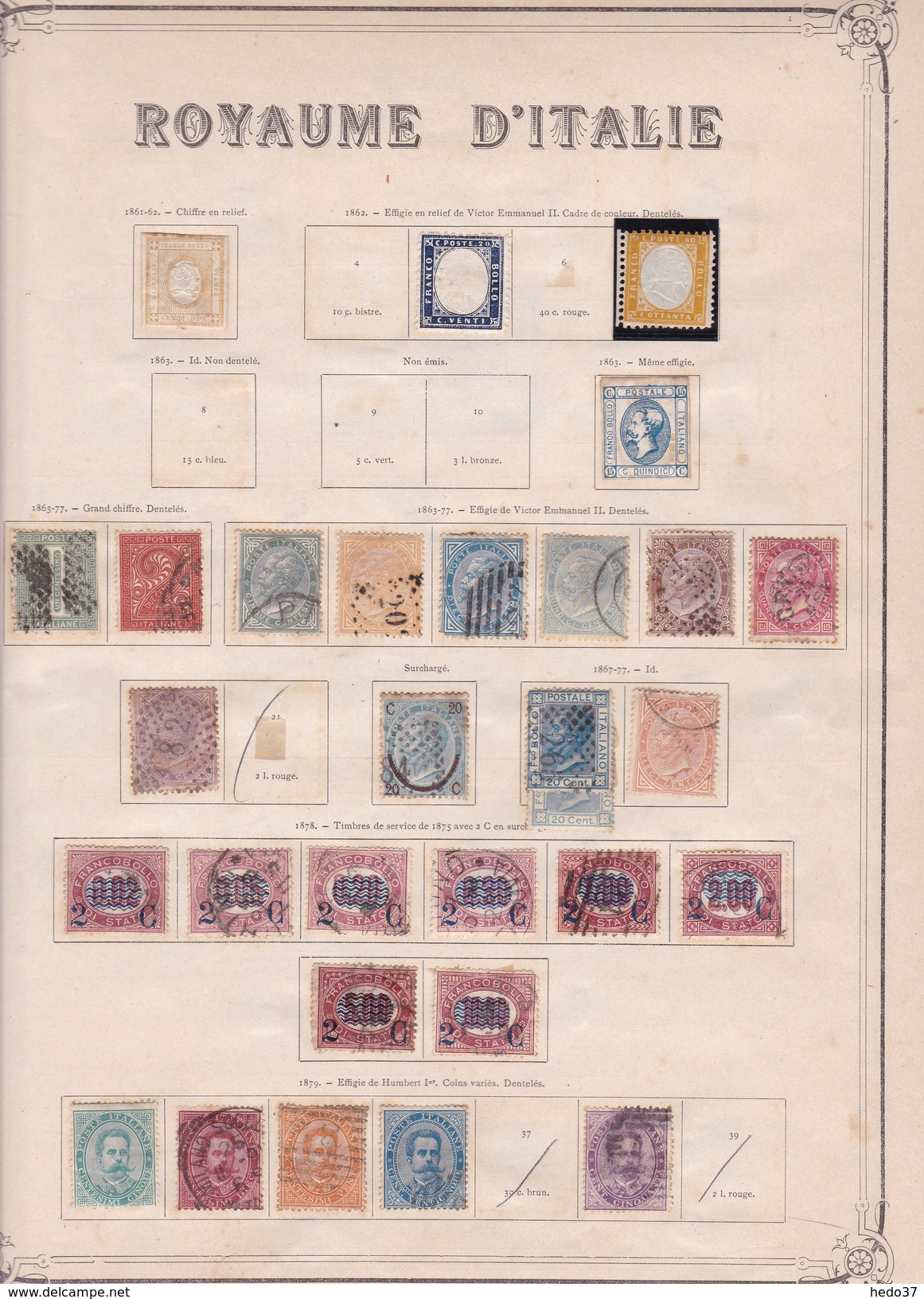 Italie - Collection Vendue Page Par Page - Timbres Neufs * (avec Charnière) / Oblitérés - Qualité B/TB - Sonstige & Ohne Zuordnung