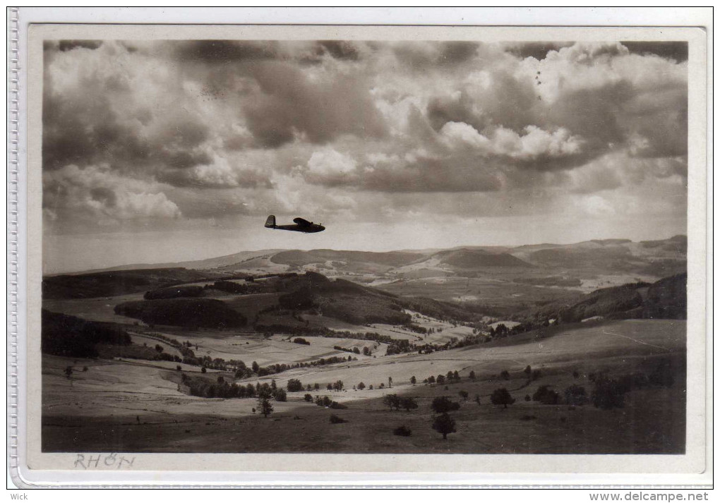 AK Wasserkuppe Rhön B. Herbstein, Gersfeld, Poppenhausen, Schlitz, Fulda, -"SEGELFLUGWETTBEWERB A D WASSERKUPPE" -rar!!! - Rhoen