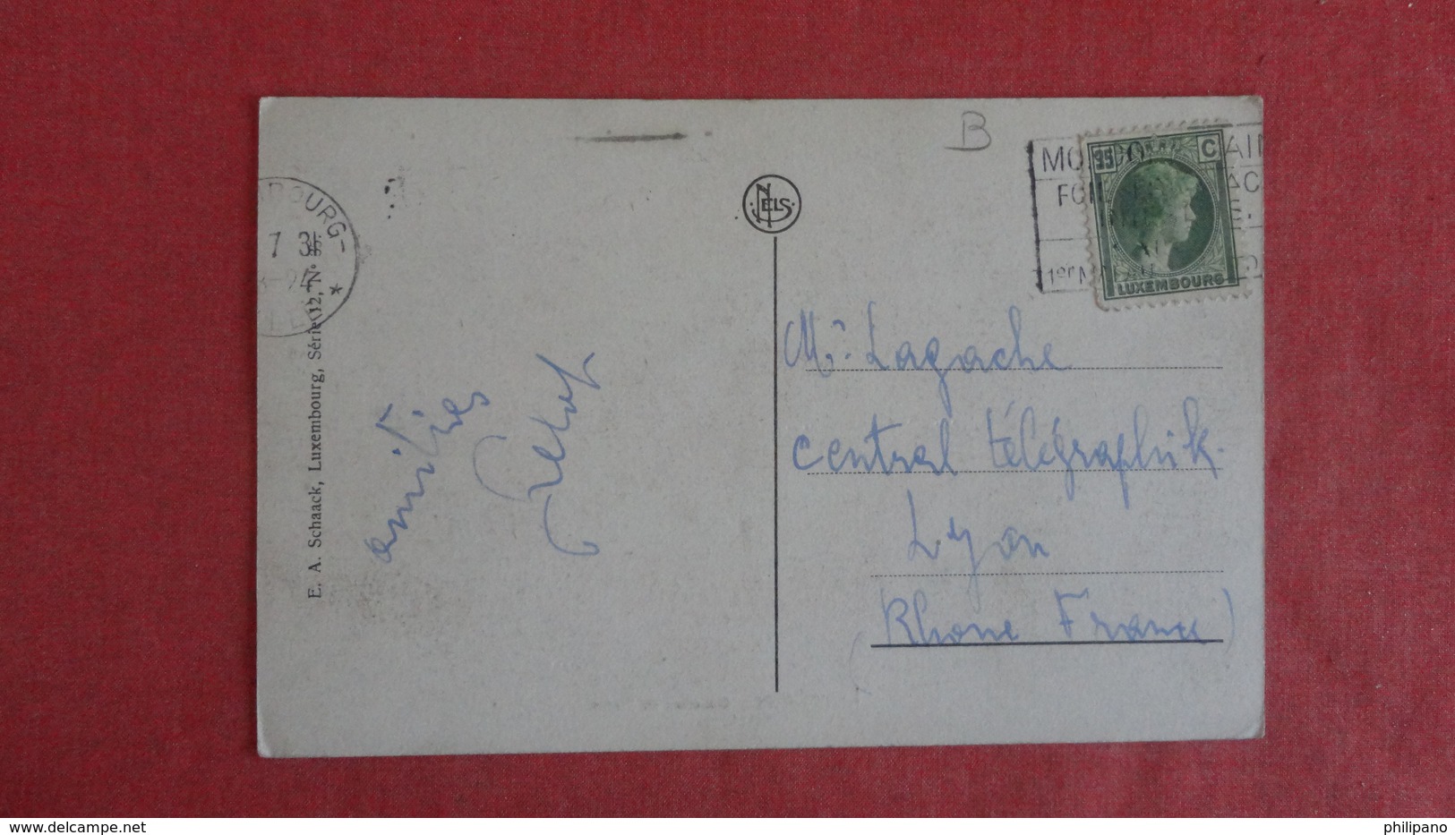 Luxembourg >  Blvd. Du Viaduc  Has Stamp & Cancel   =ref 2406 - Other & Unclassified