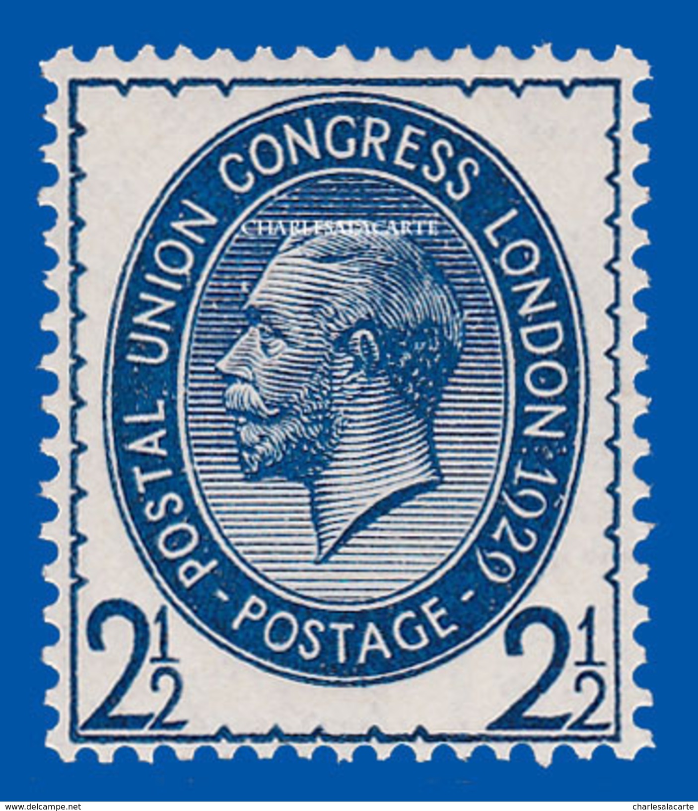 GREAT BRITAIN 1929 P.U.C. 2½d. BLUE U.M. S.G. 437 N.S.C. - Unused Stamps