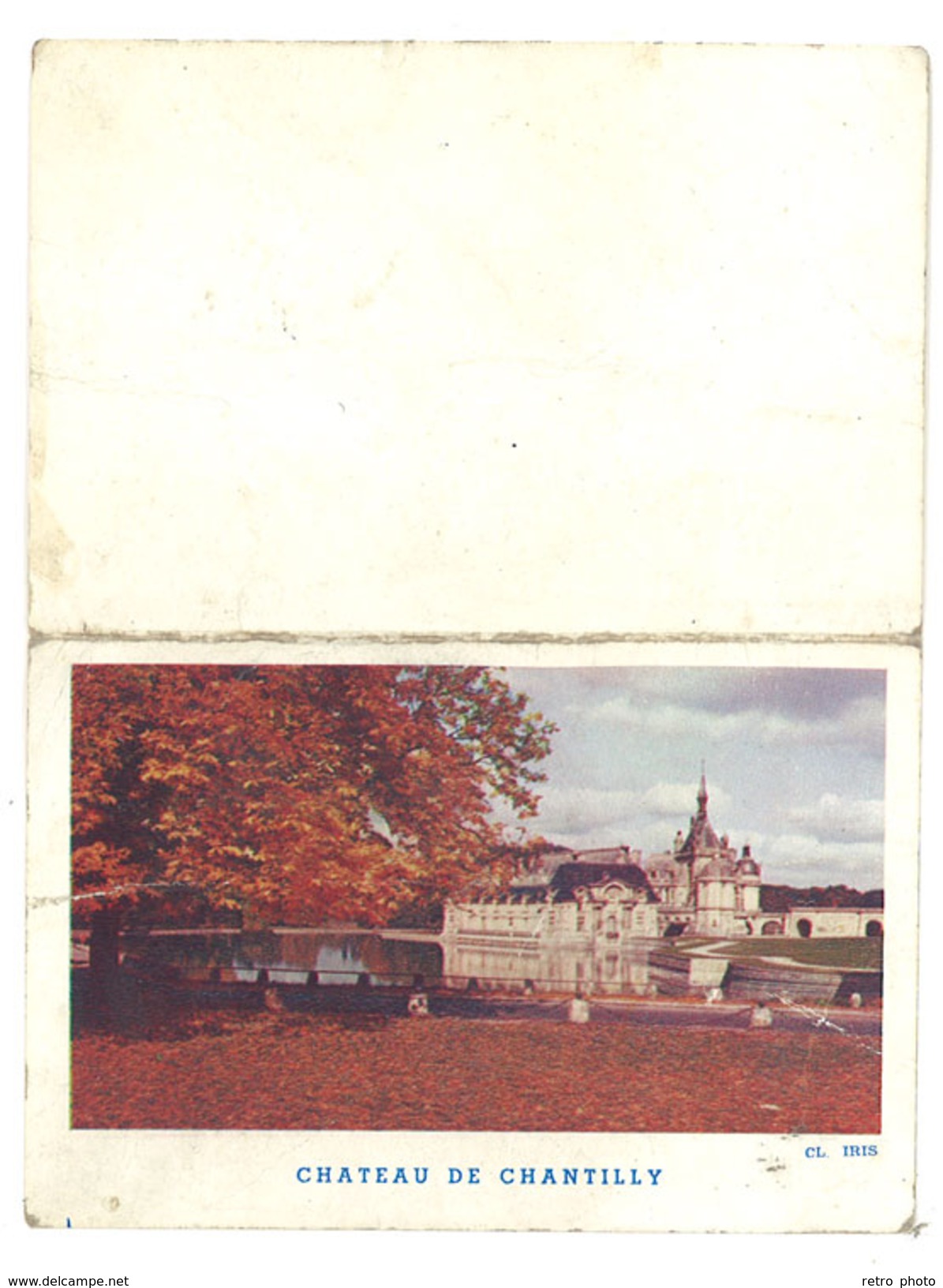 Petit Calendrier 1962, Dépliant, Château De Chantilly - Petit Format : 1961-70