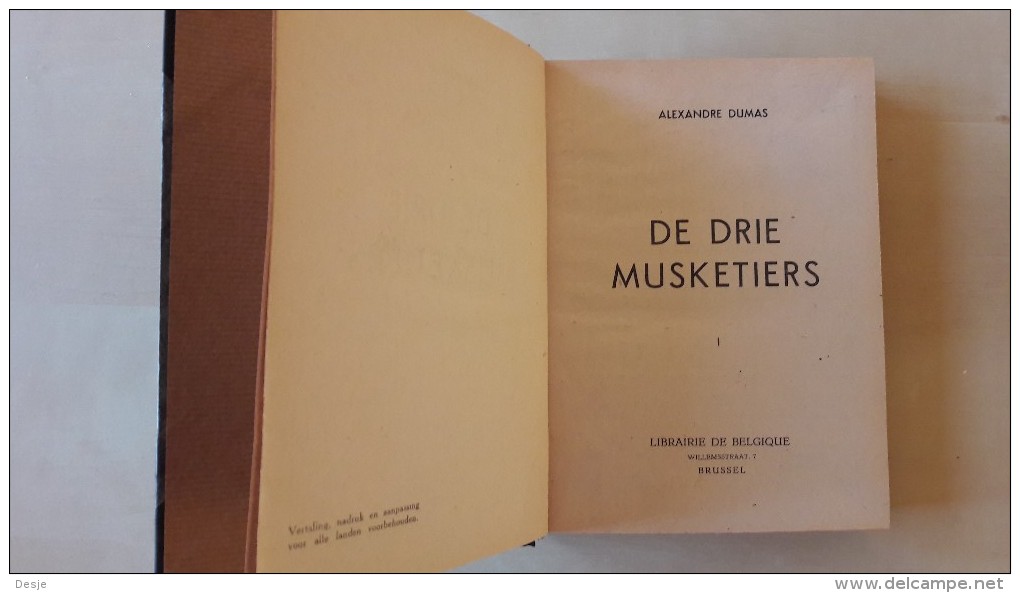 Alexandre Dumas De Drie Musketiers, 263 Pp., Brussel - Oud