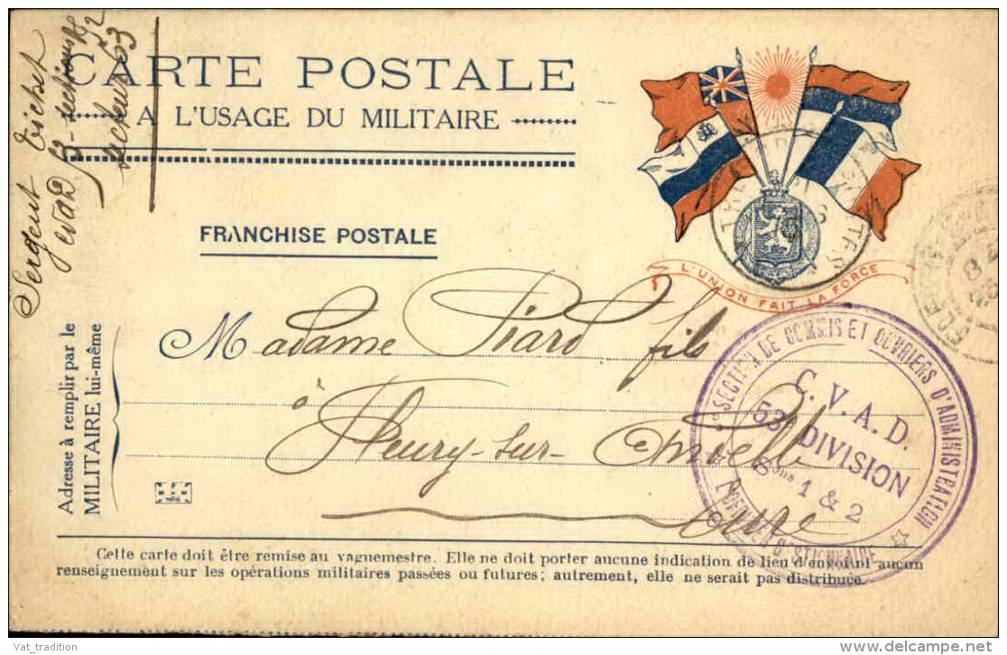 BELGIQUE - Carte Postale En FM Pour La France En 1915 - A Voir - L 5614 - Army: Belgium