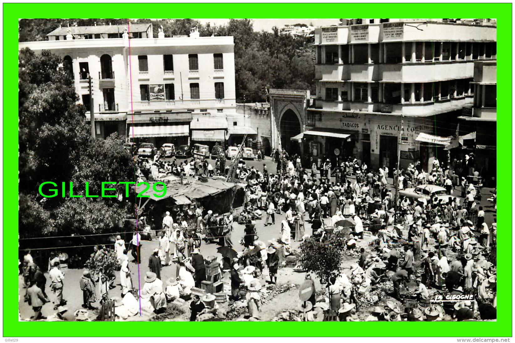 TANGER, MAROC - LE GRAND SOCCO  -  TRÈS ANIMÉE - ÉDITION LA CIGOGNE - - Tanger