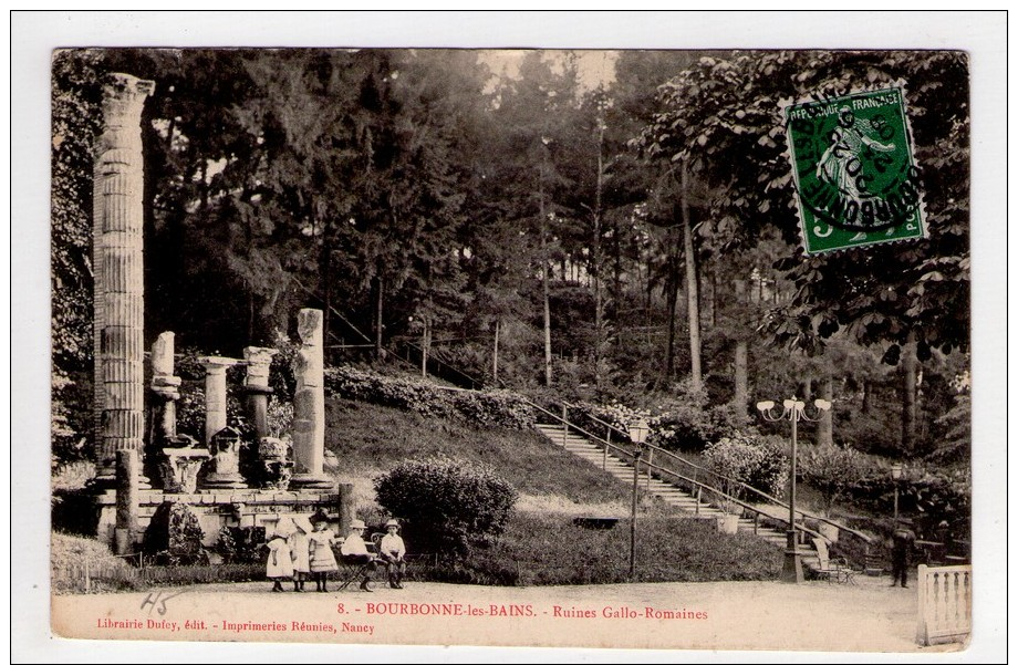 CPA-ZA1454-BOURBONNE LES BAINS RUINES GALLO ROMAINES - Bourbonne Les Bains