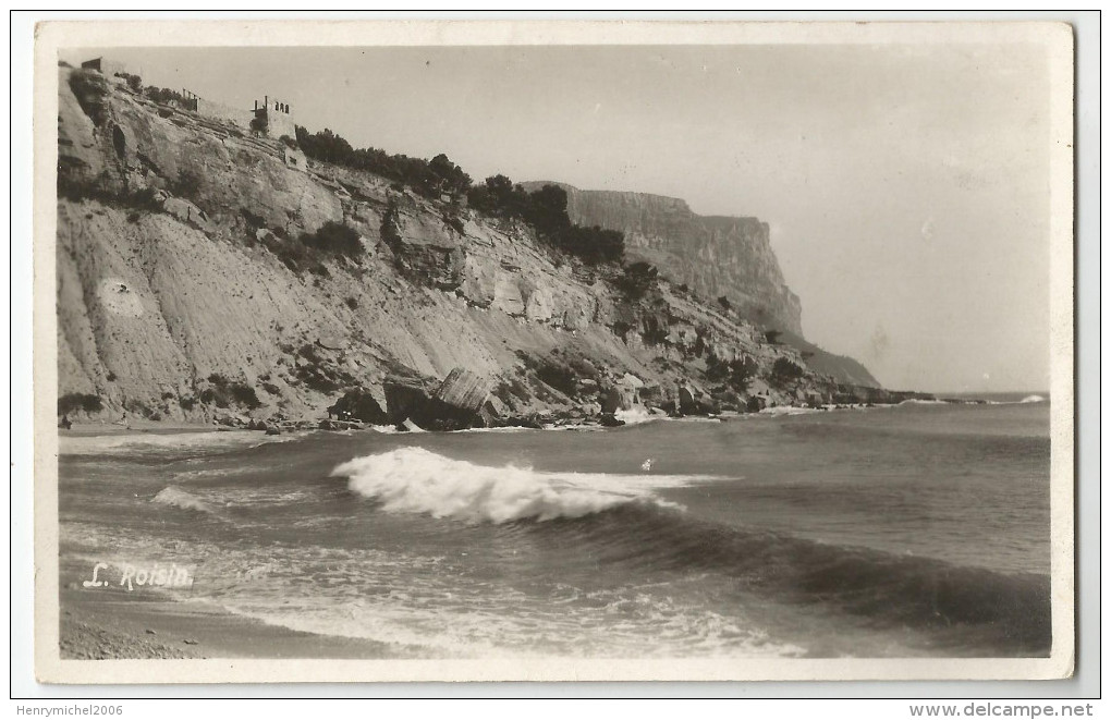 13 - Cassis Sur Mer Chateau Pointe Des Lombards Et Cap Canaille Ed Photo Lucien Roisin Marseille - Cassis