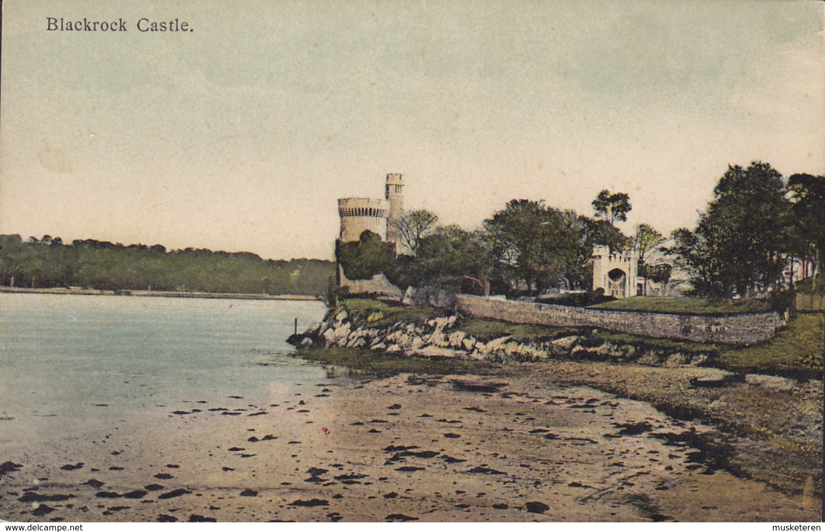 Ireland PPC Blackrock Castle Eyre & Spottiswoode's Woodbury Series No. 3947 (2 Scans) - Cork