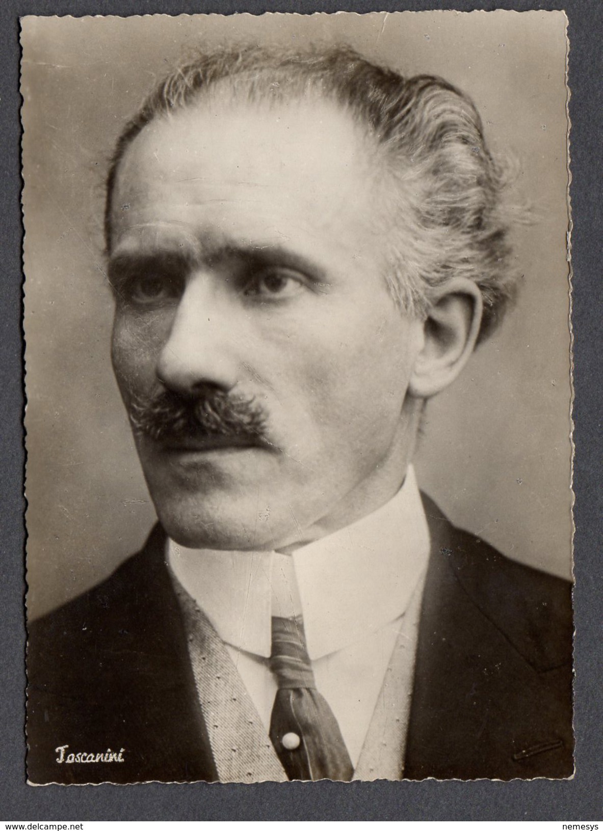 ARTURO TOSCANINI FG NV SEE 2 SCANS CARD ED: C.A.R.M. ITALY - Musica E Musicisti