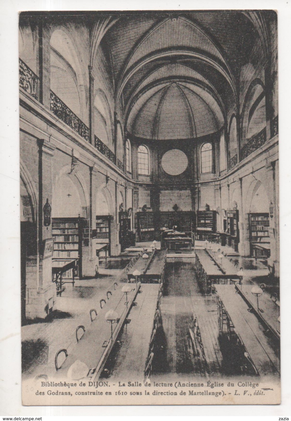 21.344/ Bibliothéque De DIJON - La Salle De Lecture - Dijon