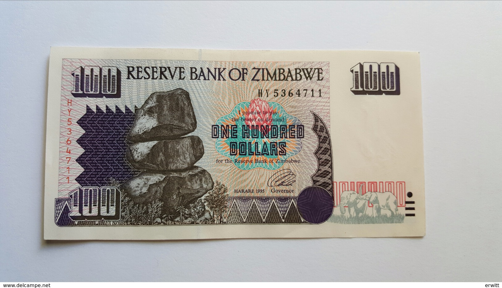 ZIMBABWE 100 DOLLARS 1995 XF - Zimbabwe