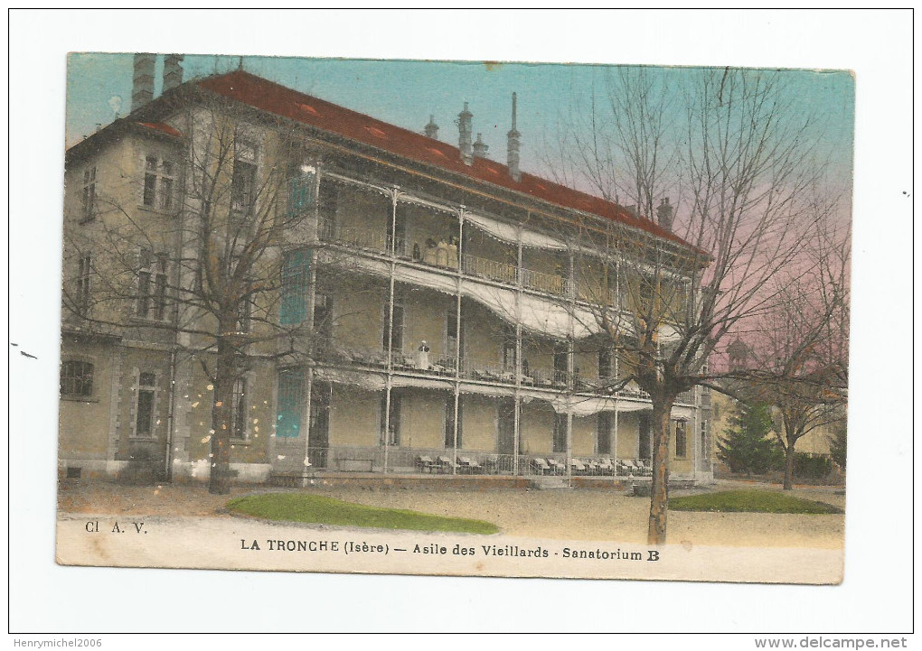 38 Isère - La Tronche Asile Des Vieillards Sanatorium B 1935  Près Grenoble - La Tronche