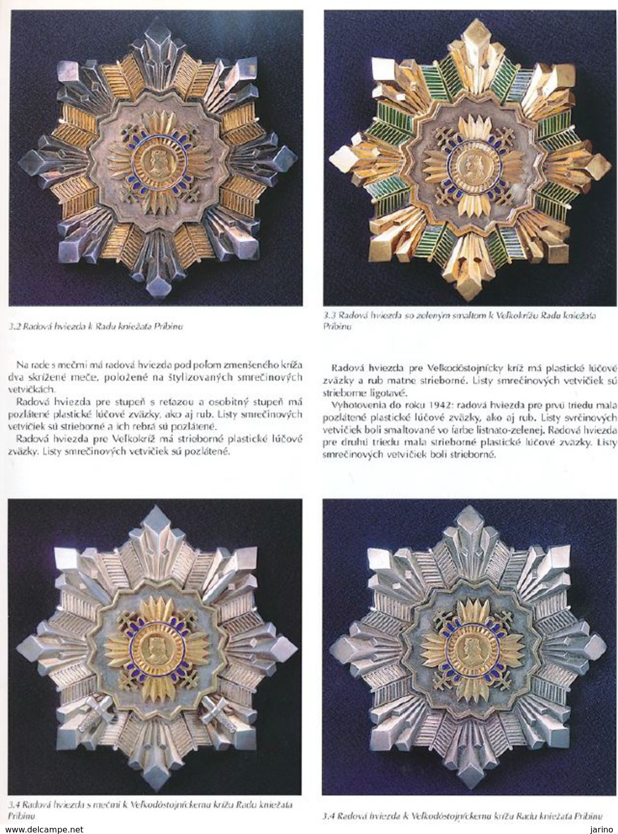 Slovak Council, Decorations And Badges Of Honor,119 Pages Sur DVD,Inhalt Slowakisch,Deutsch, Englisch Senden Auf Anfrage - Other & Unclassified