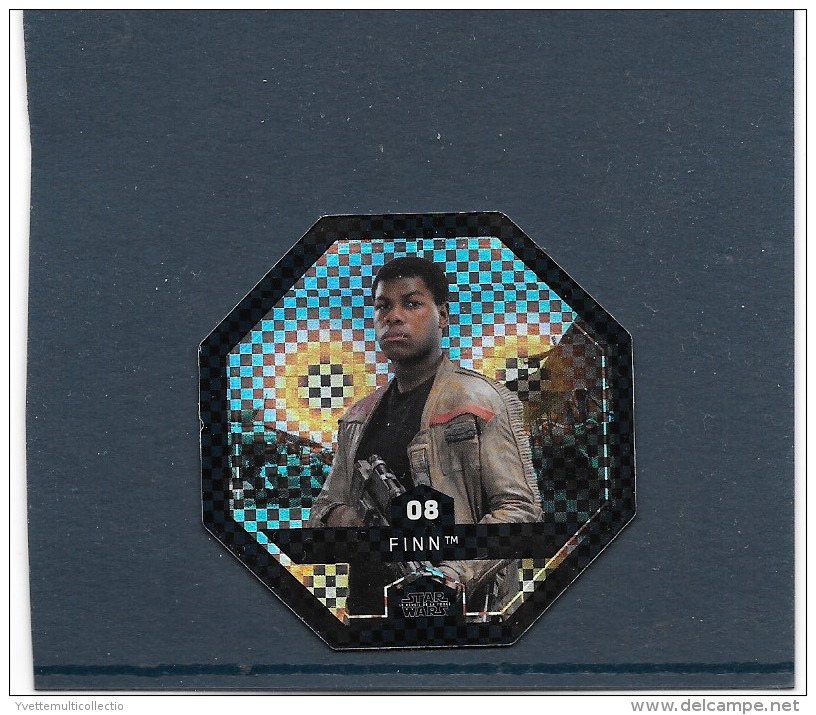 JETON 2016 COLLECTOR. STAR WARS ( LECLERC ).  FINN  N° 08   "ASPECT BRILLANT " ( COSMIC SHELLS - Episode II