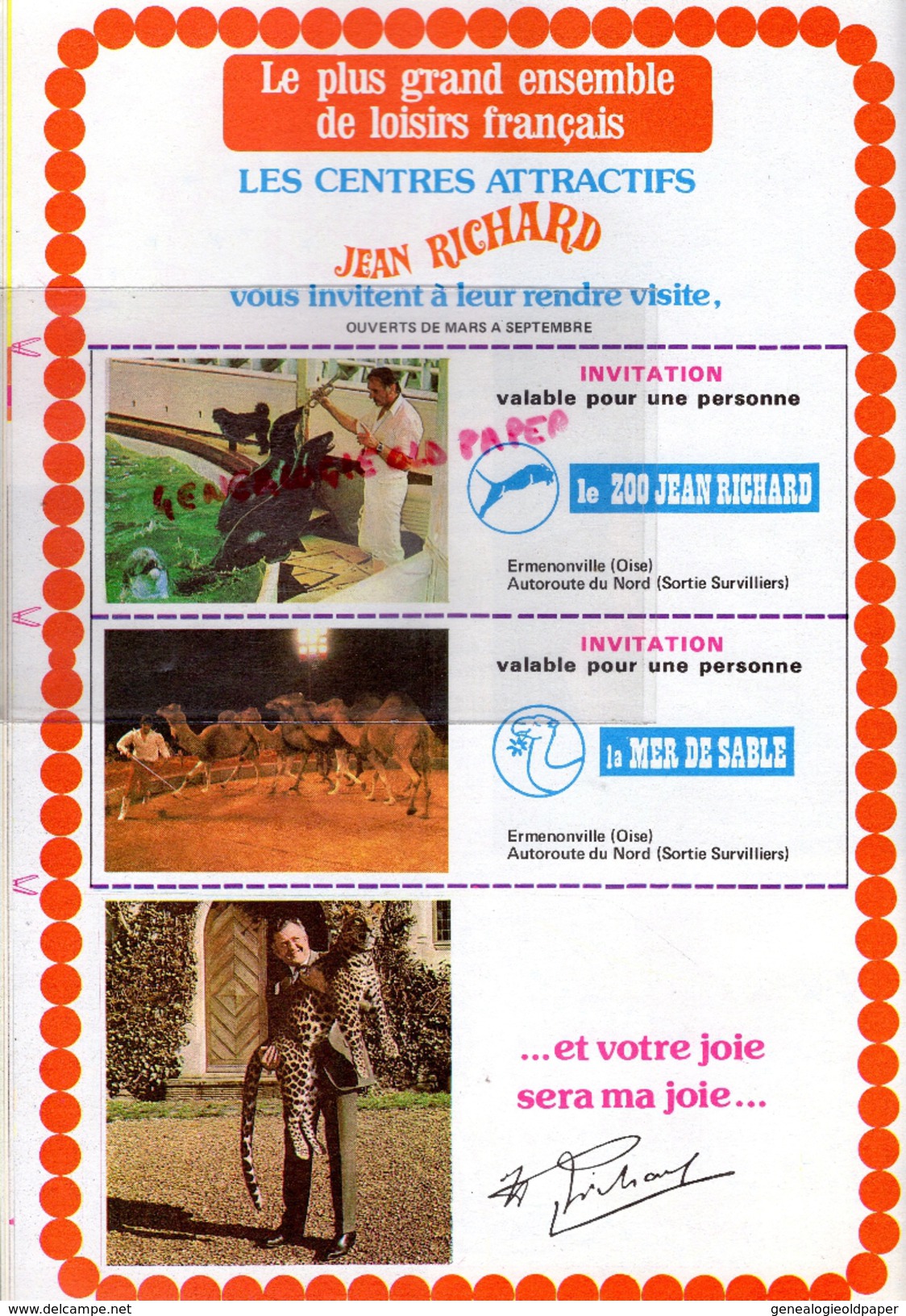 CIRQUE- PROGRAMME JEAN RICHARD-10EME TOURNEE 1978- COGNAC BRUGEROLLE- MATHA- FLYING GALAXY-MAJORETTE-VIVIANA-REMO JENNY-