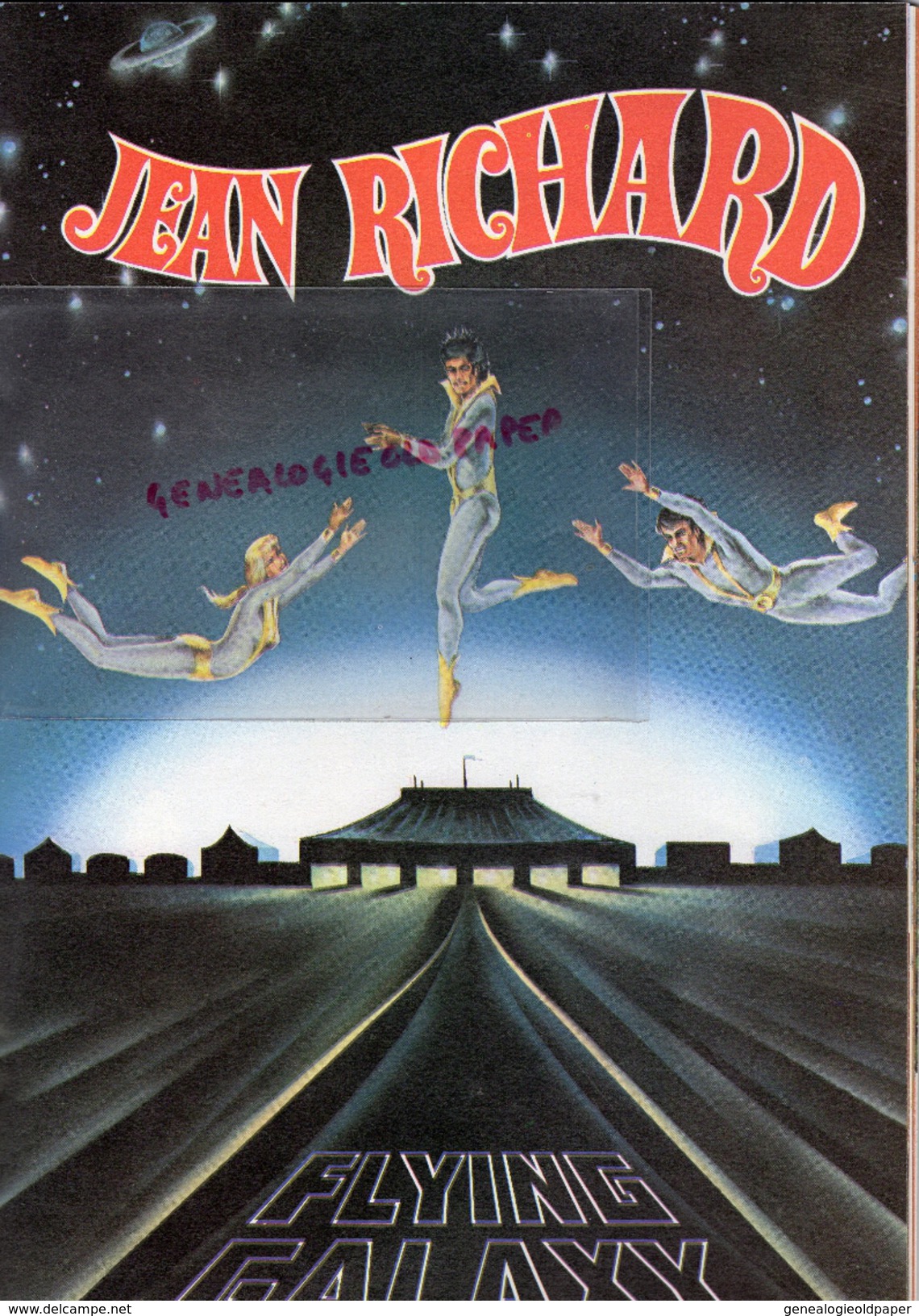 CIRQUE- PROGRAMME JEAN RICHARD-10EME TOURNEE 1978- COGNAC BRUGEROLLE- MATHA- FLYING GALAXY-MAJORETTE-VIVIANA-REMO JENNY-