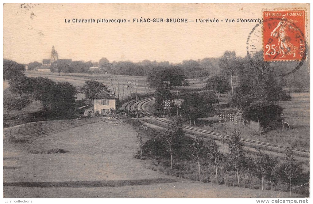 Fléac Sur Seugne    17    Chemin De Fer. L'arrivée. Vue D'ensemble - Sonstige & Ohne Zuordnung