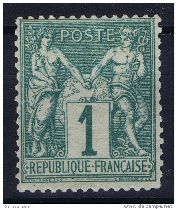 France: Yv Nr  61 MNH/**/postfrisch/neuf Sans Charniere - 1876-1878 Sage (Type I)