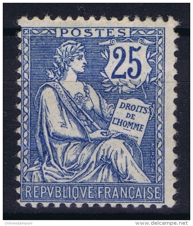 France: Yv Nr  127 MH/* Falz/ Charniere  1902 Line In Gum - Nuovi