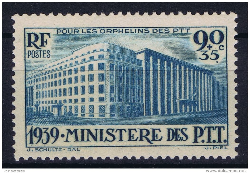 France: Yv Nr  424  MNH/**/postfrisch/neuf Sans Charniere 1939 - Ungebraucht