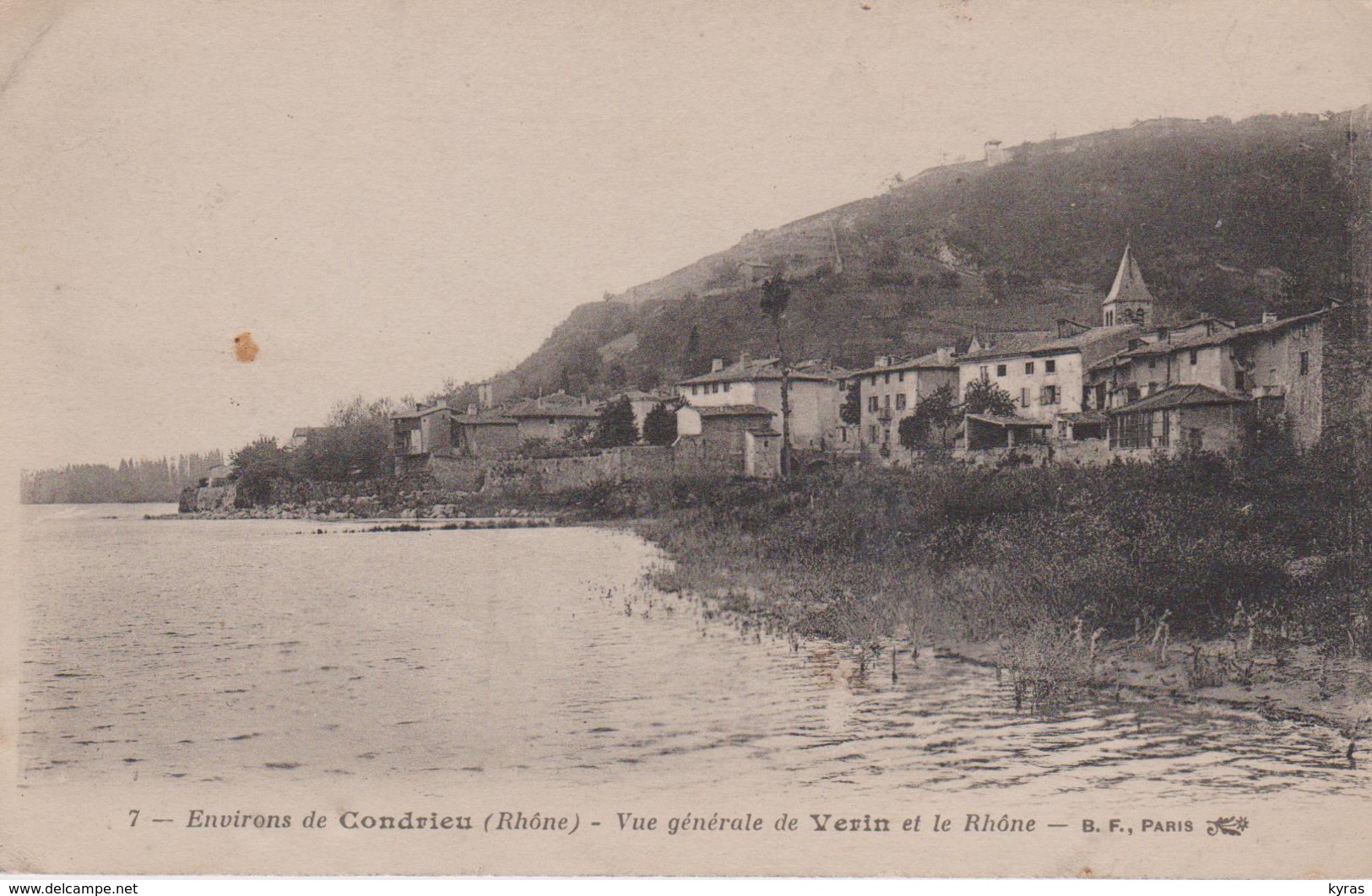(69) Environs De CONDRIEU . Vue Générale De VERIN Et Le Rhône - Condrieu