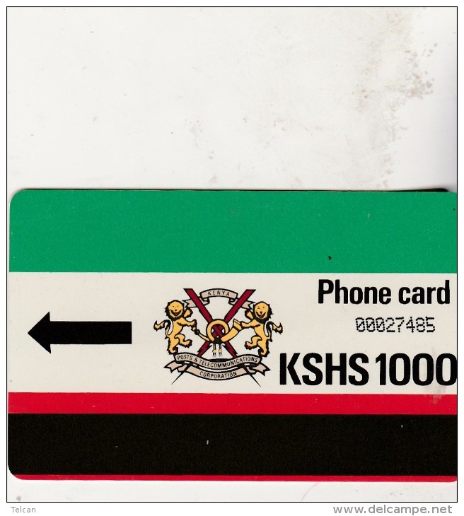 KEN 5 LOGO KPTC 1000 KSHS Autelca Luxe 1987 - Kenya