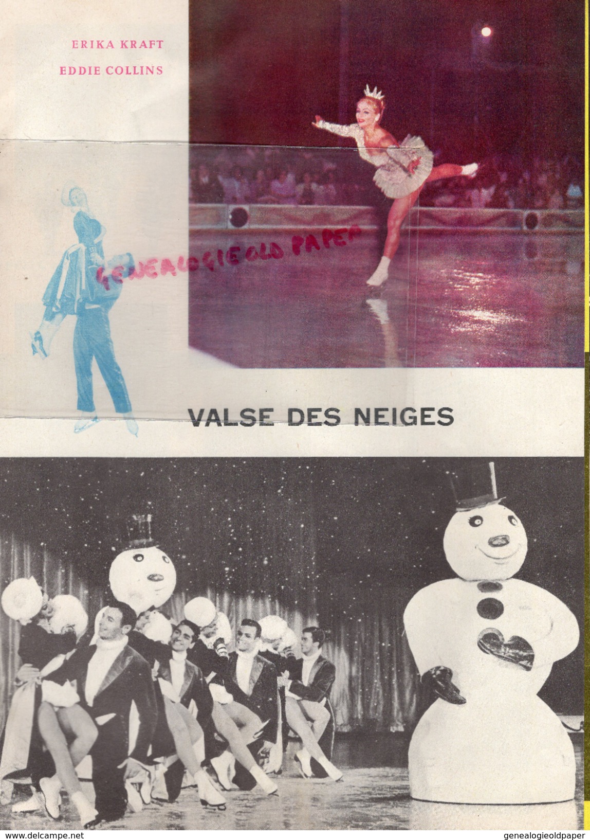 PROGRAMME HOLIDAY ON ICE-1962-ERIKA KRAFT-EDDIE COLLINS-HANNA WALTER-TED DEELEY-NELLY MAAS-HEININGER-LEO VISSER-PEACOCKS - Programmes