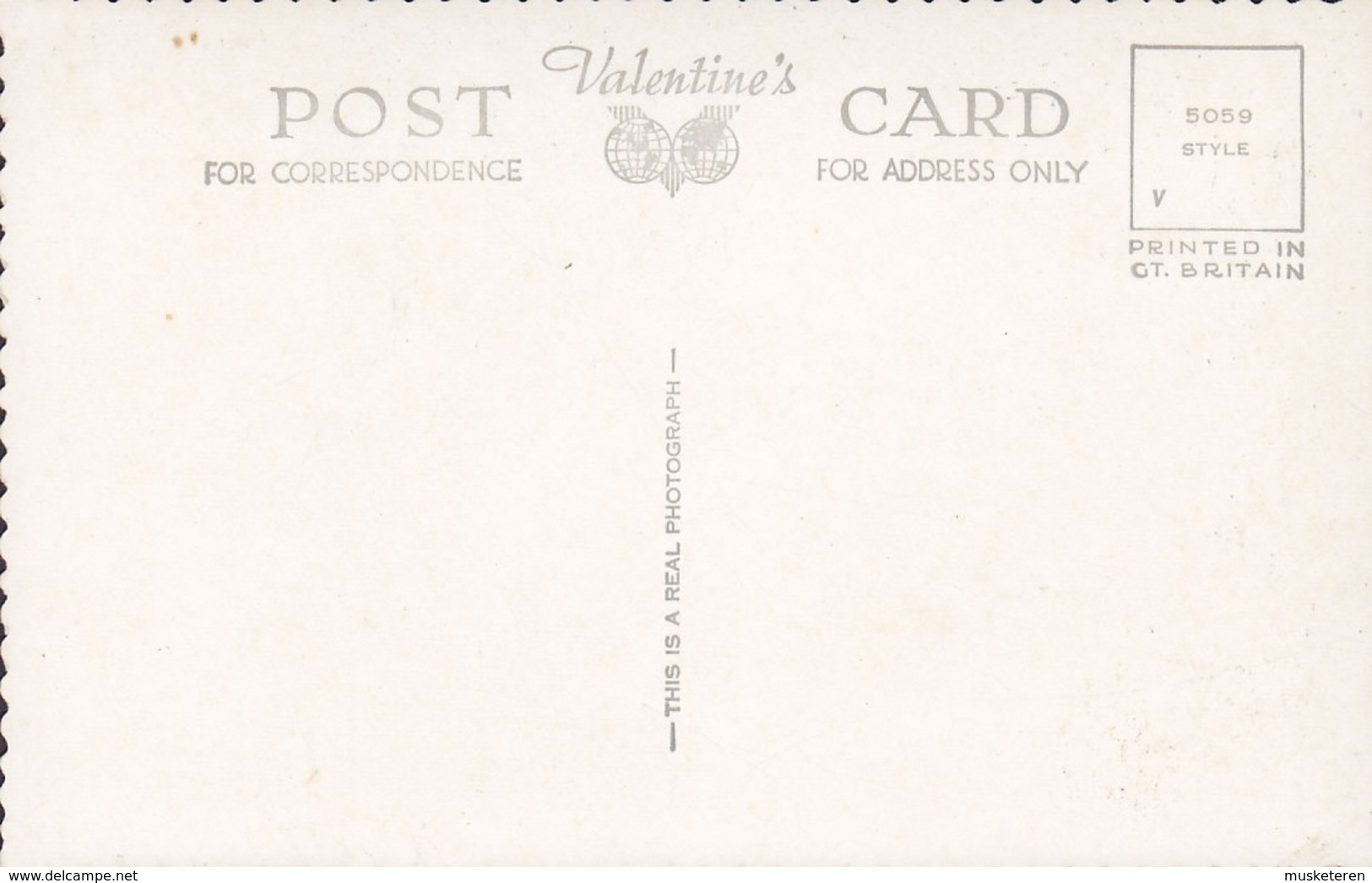 United Kingdom PPC Scotland Castle Milk, Lockerbie Valentine's Post Card Echte Real Photo Véritable (2 Scans) - Dumfriesshire