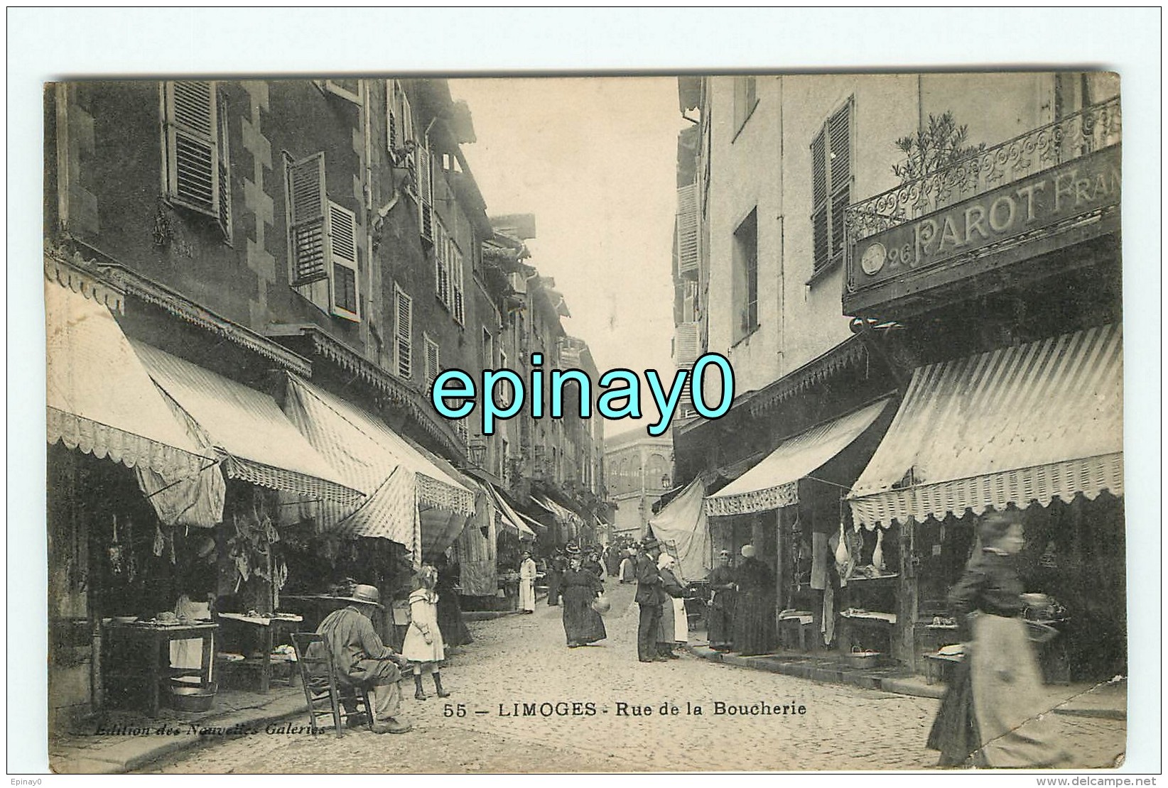 B - 87 - LIMOGES - VENTE à PRIX FIXE - Rue De La Boucherie - Limoges