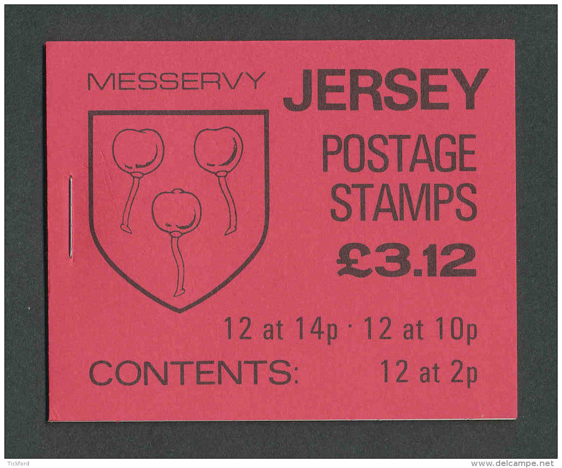 JERSEY - 1986 - CARNET C261a NEUF** LUXE / MNH - Série Courante, Blasons Des Familles De Jersey - Jersey