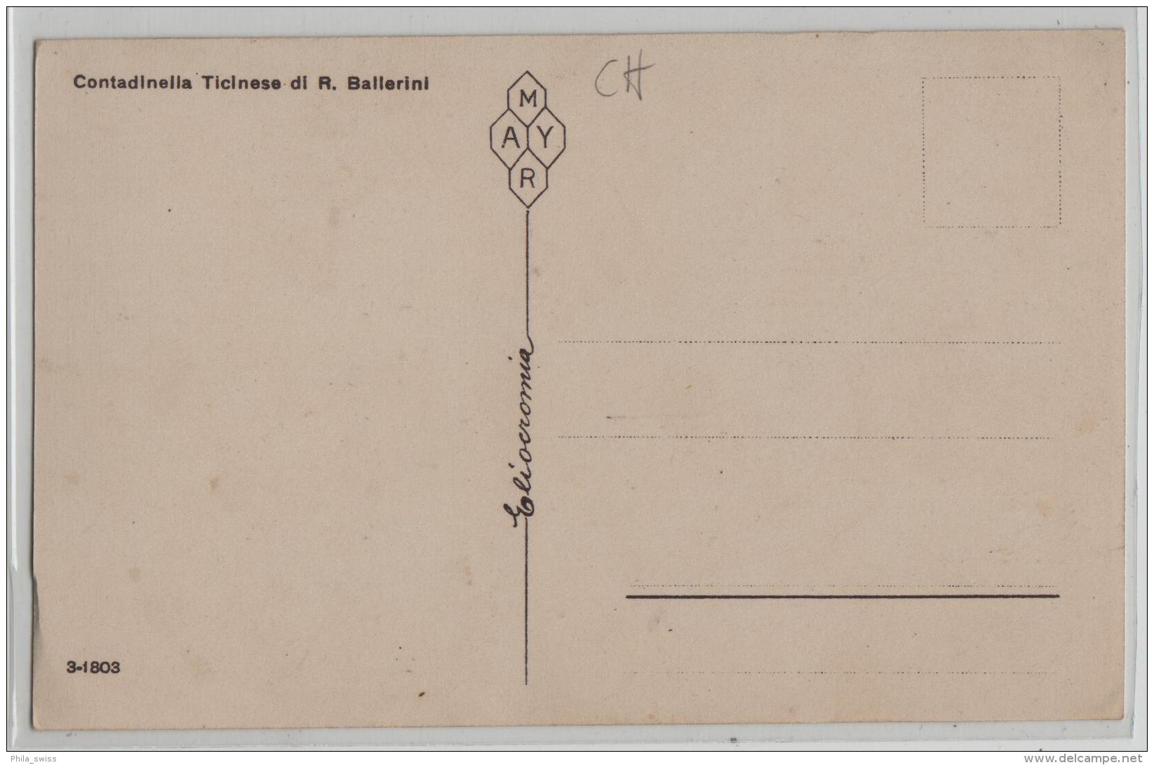 Contadinella Ticinese Di R. Ballerini - Sonstige & Ohne Zuordnung