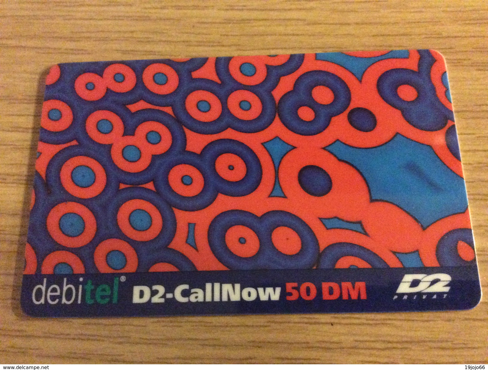 Rare D2 Call Now - 50 DM  Number 8  - -  Fine Used Condition - Rare No Number - GSM, Cartes Prepayées & Recharges