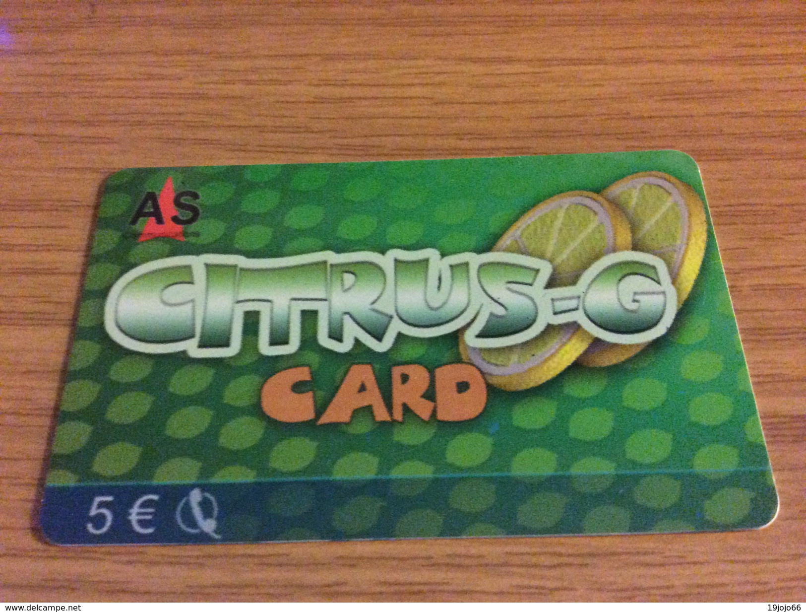 Nice  Prepaid Card - AS Communications   Citrus Card   -   5&euro;   -   Mint - GSM, Cartes Prepayées & Recharges