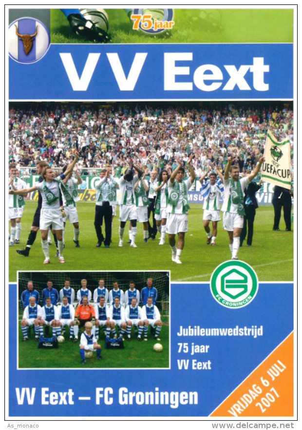 Programme Football 2007 2008 : Eext V FC Groningen (Holland) FRIENDLY - Boeken