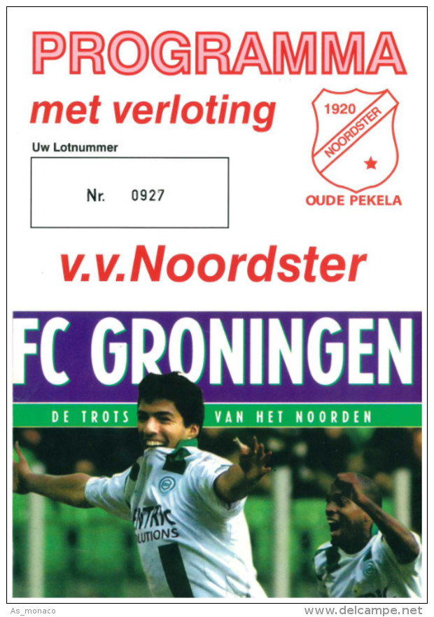 Programme Football 2007 2008 : Noordster V FC Groningen (Holland) FRIENDLY - Boeken